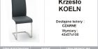 KRZESŁO KOELN CZARNE